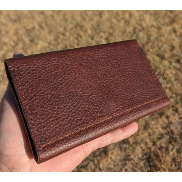 NEW Portland Leather Goods PLG Rancher Wallet Nutmeg Brown - Picture 5 of 10